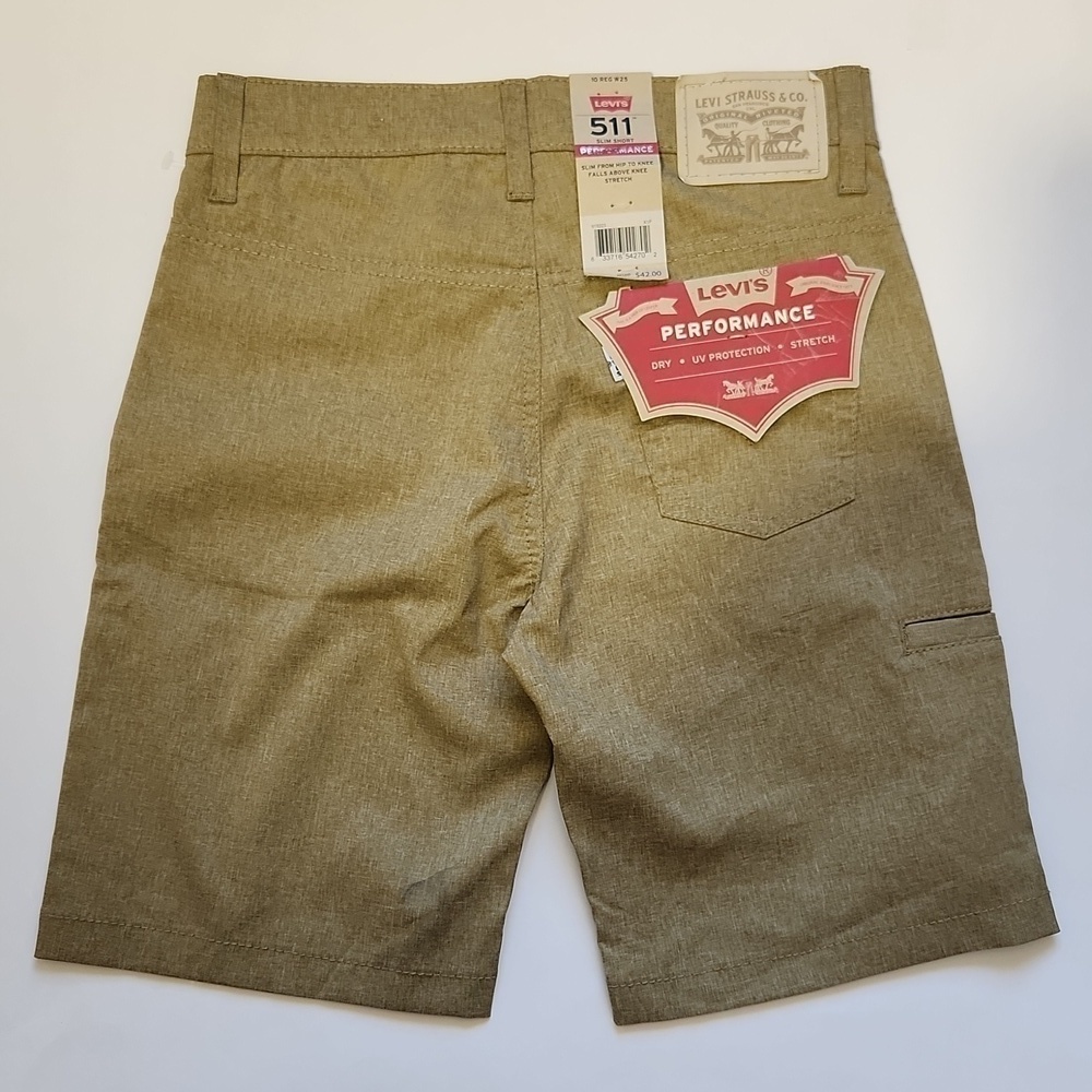 Levi's 511 Boys Size 10 Reg Slim Performance Shorts - Picture 4 of 11